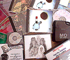 A big pile of MK/BFD CD bootlegs