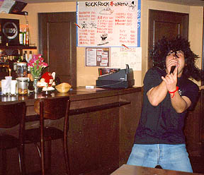  Our bartender.
