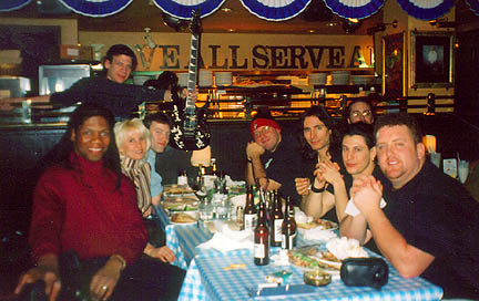  L to R: Philip, Roger, Pia, Varrin, Me, Steve, Mangini, Pike, Magee. Photographer: Gungi.