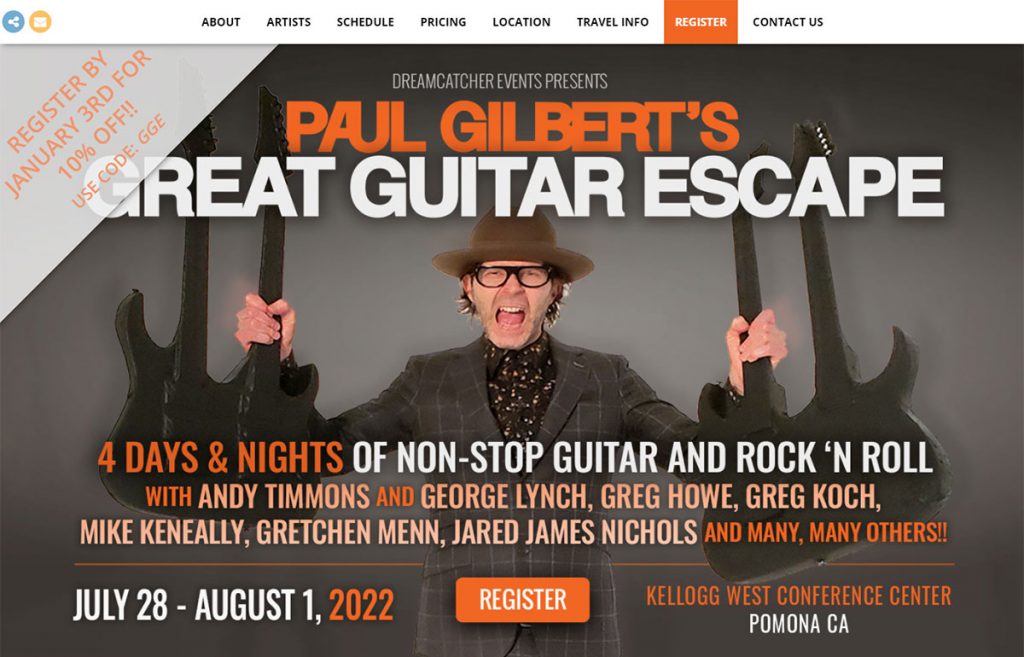 Paul Gilbert’s Great Guitar Escape!